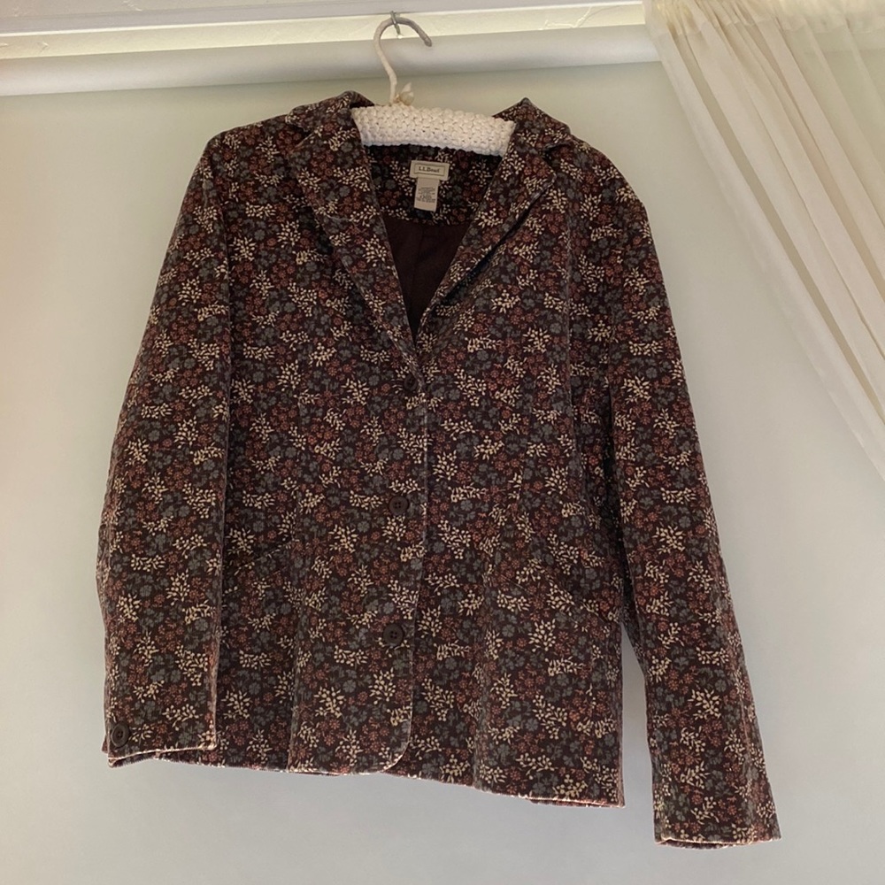 Very patterned LL Bean Blazer